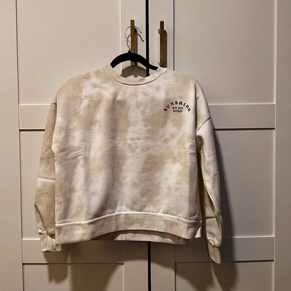 NWT Rylee + Cru Tie Dye Shell "Sunshine on My Mind Sweatshirt in Sz XS - Picture 4 of 9